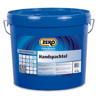 ZERO Handspachtel wei&szlig; Spachtelmasse Innenspachtel auf mineralischer Basis 25 kg