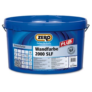 ZERO Wandfarbe 2000 SLF Plus wei&Atilde;? 2,5 L
