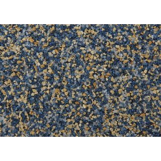 Buntsteinputz Mosaikputz ISO 29 (blau, weiss, gelb)  5 kg