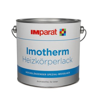 IMPARAT Profi Imotherm Heizk&ouml;rperlack Spezial Lack wei&szlig; hochglanz 2,5 L