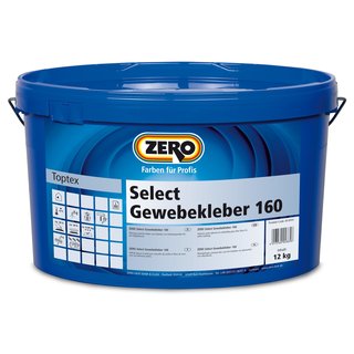 ZERO Select 160 GK Kleber transparent Glasgewebekleber Glasfasertapete 12 kg