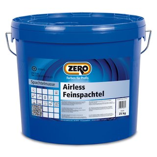 ZERO Airless Feinspachtel wei&szlig; Spachtelmasse Innenspachtel mineralisch 25 kg