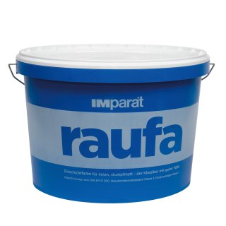 IMparat Raufa Classic Wandfarbe Klasse 1 Profi Innenfarbe Innenweiß 15 L weiss