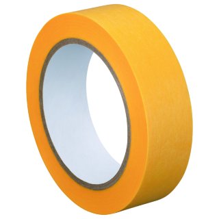 PROFI Goldband Papierklebeband Gold Tape PROFI Lack Klebeband Fineline Abklebeband 30mm x 50m Acrylat UV60