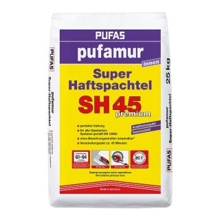 PUFAS Pufamur Super Haftspachtel SH 45 wei&szlig; 25 kg