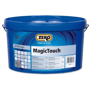 ZERO Magic Touch Silber Get&ouml;nt Dekorative Spachtelmasse samtig metalischer Effekt 1,5kg