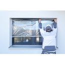 ZITRA FOL Stufenlos ausziehbare Malerfolie mit zwei Klebekanten und Mittelklebezone 160cm x 25 m = 40 m²