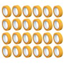 24 Rollen PROFI Goldband 50mm x 50m UV60 Papierklebeband Gold Tape Lack Washi Tape Klebeband Fineline Abklebeband Acrylat