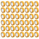 48 Rollen ECO Goldband 19mm x 50m UV Papierklebeband Gold Tape Lack Washi Tape Klebeband Fineline Abklebeband Acrylat