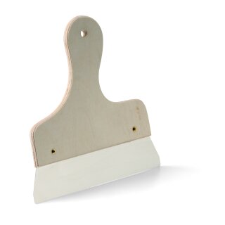 Schuller Eh`klar Plano 20cm Flächenspachtel Spachtel Rakel mit Sperrholzgriff, rostfrei